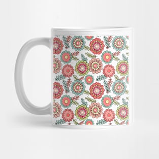 Ornate floral seamless texture Mug